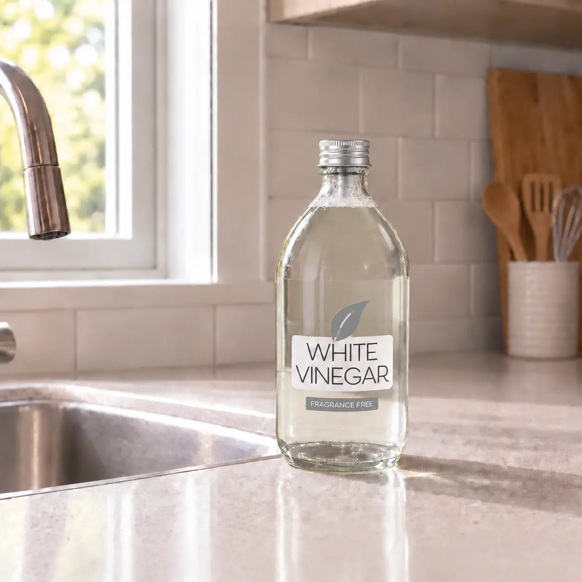 White Vinegar - Refillable Glass Bottle (500ml)