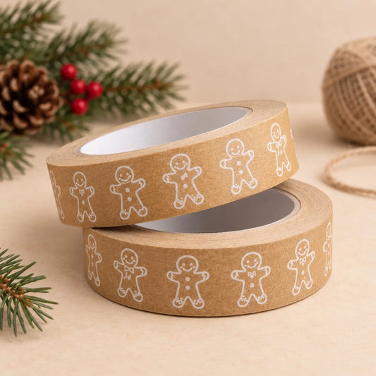 Gingerbread man paper tape
